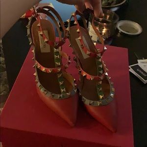 Authentic Valentino rock stud heels